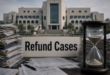 FBR refund delay notification document showing FASTER deferred sales tax refund claim timeline table