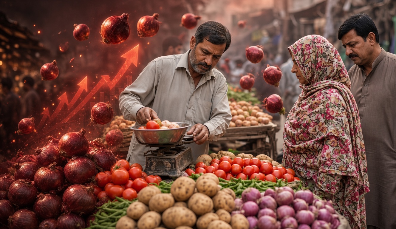 Onion & Tomato skyrocketing price in Pakistan 